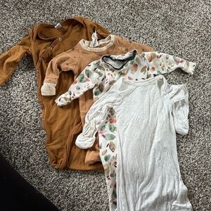 Cozy Baby Sleepers Bundle in Neutral Tones